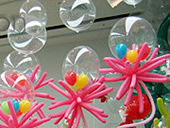 花火イベント バルーン装飾